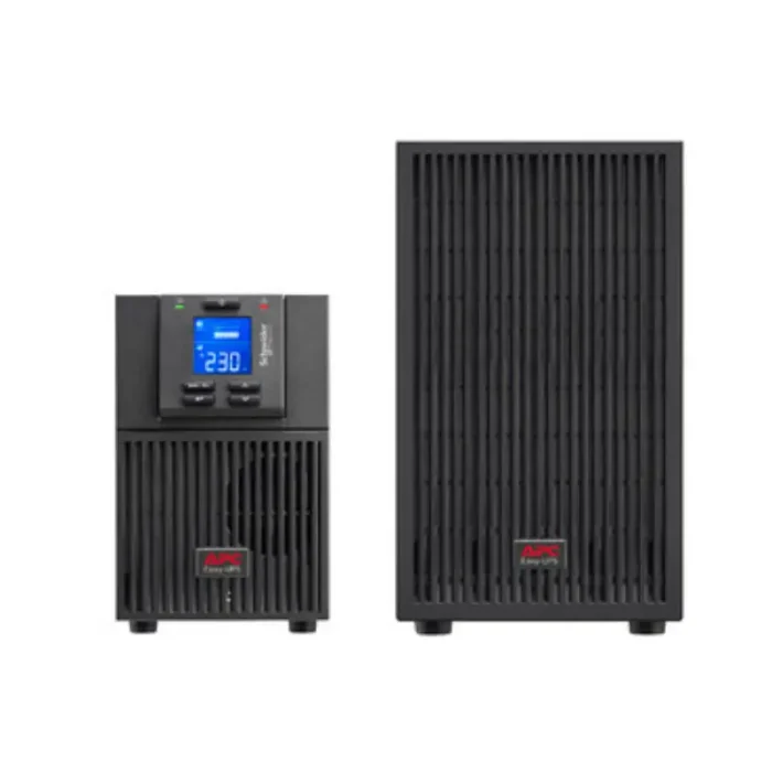 IEC C13 and C19 outlets on APC Easy UPS SRV3KIL for connecting electronic devices.