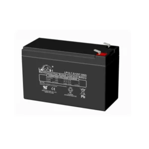 Front view of LEOCH LP12-7.5 12V 7.5Ah battery