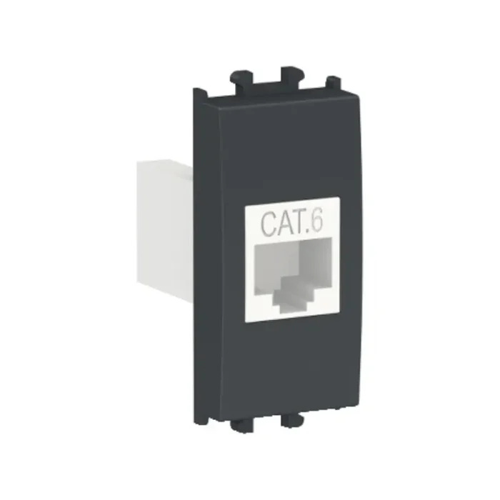 Schneider_LMR6233003_Easy_Styl_1_module_Data_Socket_Cat_6_Black_powershop