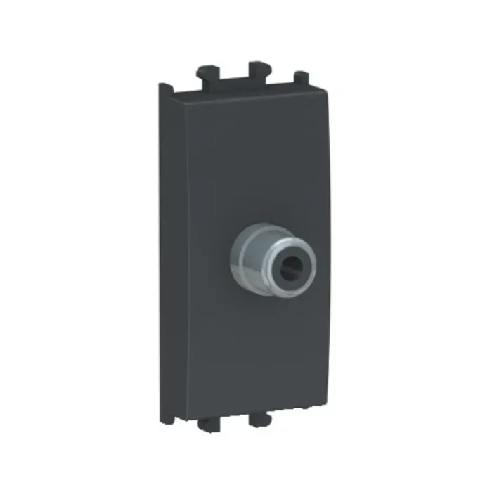 Schneider_LMR6341003_Easy_Styl_1_module_Modular_Audio_Outlet_Single_outlet_Black _powershop