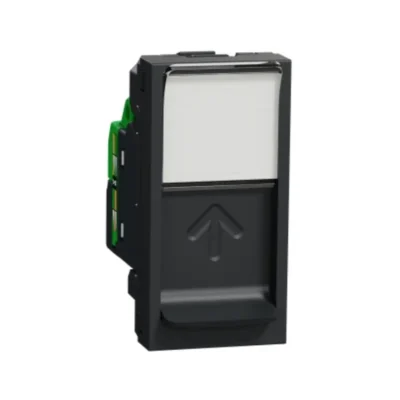 Schneider_NU341454_Data_socket,_New_Unica,_mechanism,_RJ45,_U_UTP,_straight,_click,_shuttered,_anthracite_powershop