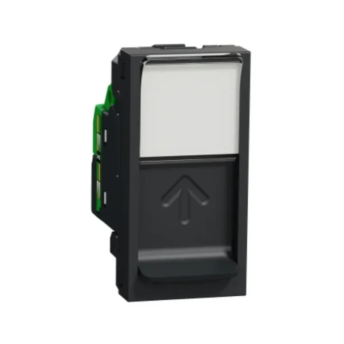 Schneider_NU341454_Data_socket,_New_Unica,_mechanism,_RJ45,_U_UTP,_straight,_click,_shuttered,_anthracite_powershop