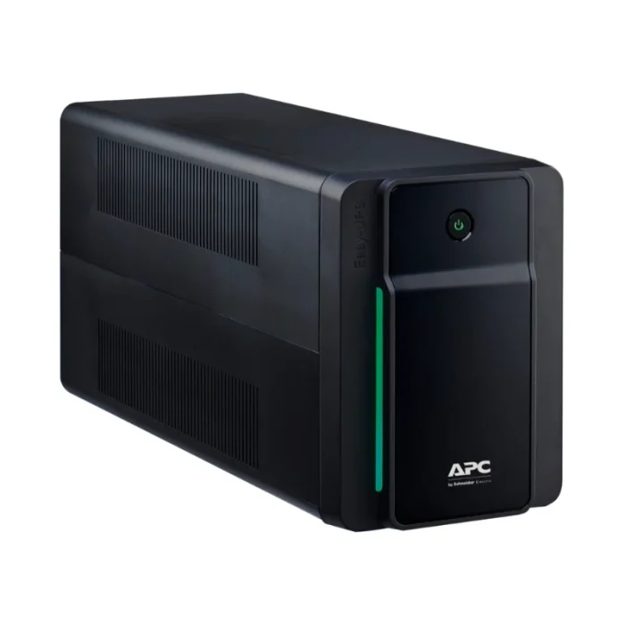 APC BVX1200LI-GR 1200VA, 650W-230V, Easy Back UPS, AVR, 4x CEE 7/3 Schuko Outlets, Tower (Left Side)