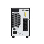 LCD display provides real-time monitoring of battery status, input/output voltage, and system diagnostics