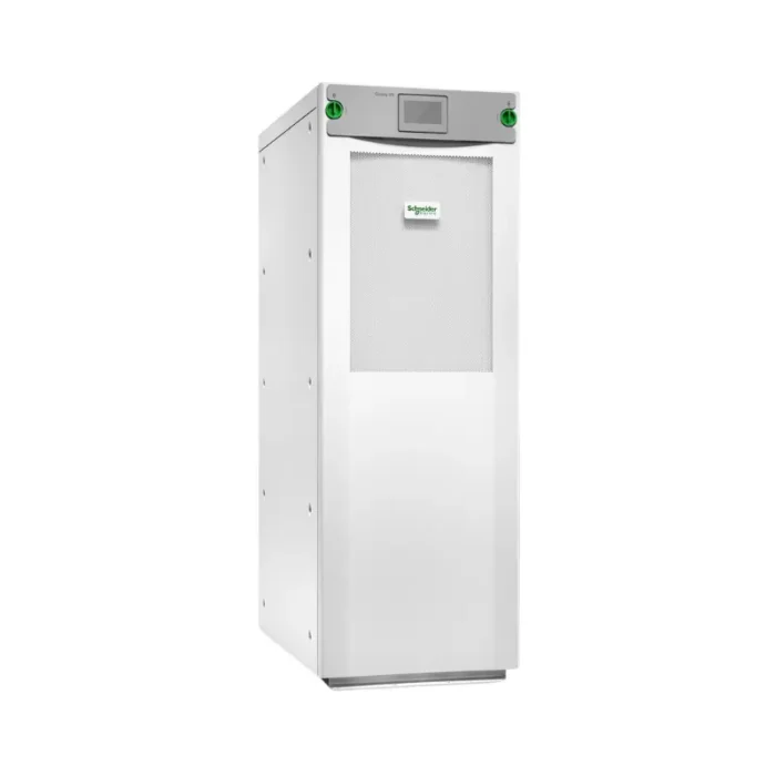 Compact design of 400V UPS with N+1 redundancy.