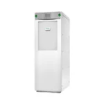 Compact design of 50kW UPS with advanced cooling technology.