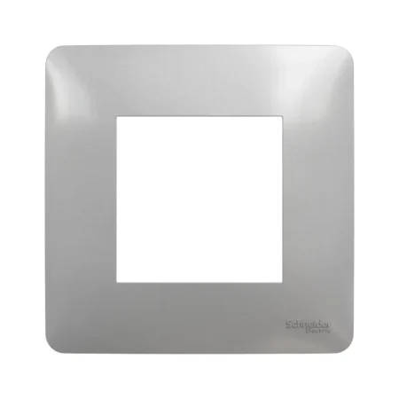 Schneider NU200230 Frame with Sleek Aluminum Finish.