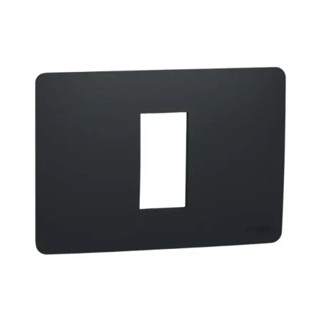 Schneider Electric Unica Studio 1-Gang Cover Frame, Model NU210154, Anthracite Color – Durable and Modern Design
