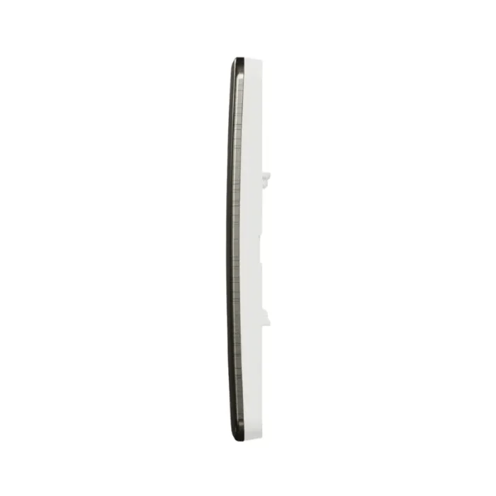 Elegant Bronze & White Electrical Cover Frame by Schneider