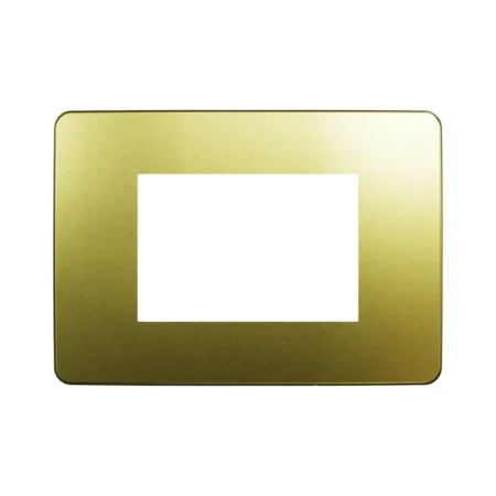Schneider Gold Frame for Modern Interiors – 1-Gang 3-Module.