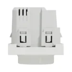 Schneider NU360218 volume controller in white finish.