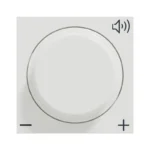 Schneider NU360218 12V dimmer switch, 2 modules, New Unica series, white.