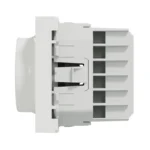 Schneider Unica white dimmer switch for modern interiors.