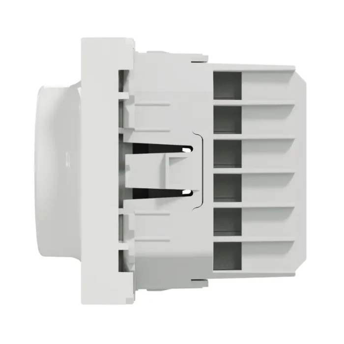 Schneider Unica white dimmer switch for modern interiors.