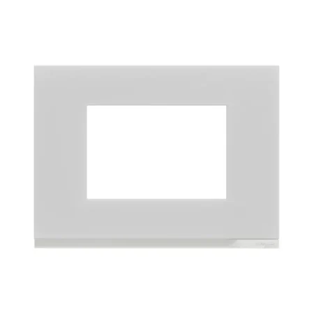 Schneider 1-gang 3-module electrical cover frame.