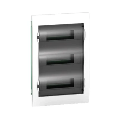 Schneider_EZ9E312S2F-Electrical_Panel,_Easy9_flush_enclosure_36_modules_smoked_door_with_E_N_term_blocks_powershop