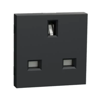 Schneider_NU304554_Socket-outlet,_New_Unica,_2P+E,_13A,_British,_with_shutter,_2_modules,_anthracite_powershop