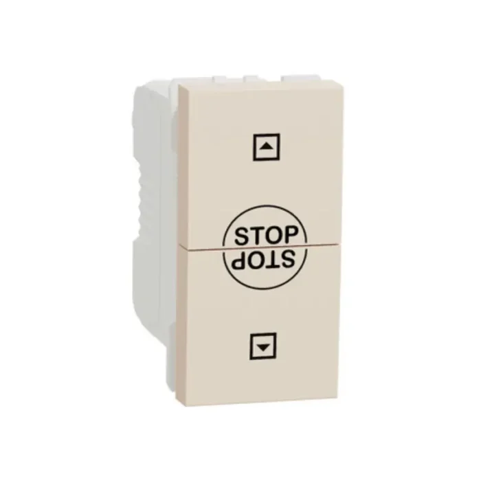 Schneider_NU310844SC,_Roller_blind_switch,_New_Unica,_10AX,_250V,_1_module,_beige_powershop