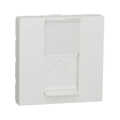 Schneider_NU341518_Data_socket,_New_Unica,_RJ45_CAT_6_UTP,_straight,_click,_shuttered,_2_module,_white_powershop