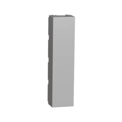 Schneider_NU986430_Blind_cover,_New_Unica,_1_2_modules,_aluminium_powershop