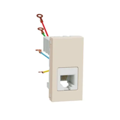 schneider_NU349144,_Telephone_socket,_New_Unica,_RJ12,_1_connector,_1_module,_beige_powershop
