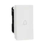 Schneider M3TB31_BP_1M Doorbell Switch - White, 10A 250V, 1-Module Design