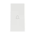 Miluz E Doorbell Switch with Sleek White Finish.
