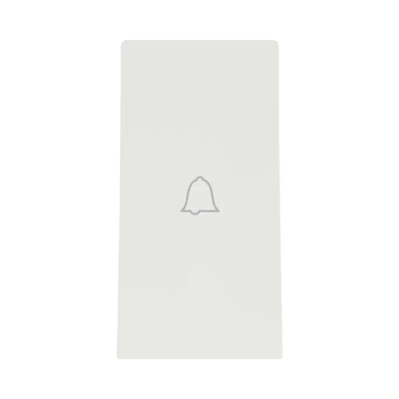 Miluz E Doorbell Switch with Sleek White Finish.