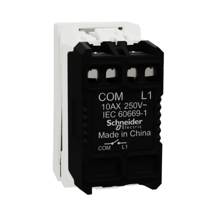 10A 250V Rating on Schneider Doorbell Button.