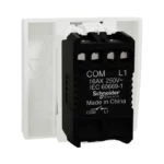 Schneider Miluz E Doorbell Switch Packaging with Quality Certifications