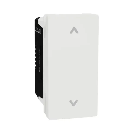 Schneider M3TB31_ROL Roller Blind Switch - Modern White Design for Home Automation