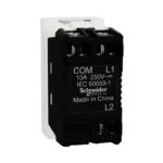 Durable White Finish Schneider Switch for Residential/Commercial Use