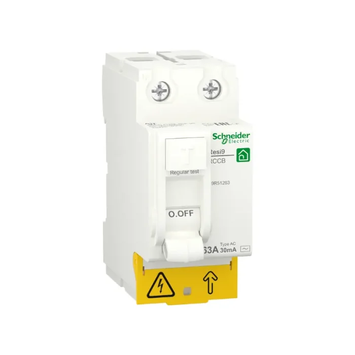 Schneider R9R51263 Residual current circuit breaker (RCCB), Resi9, 2P