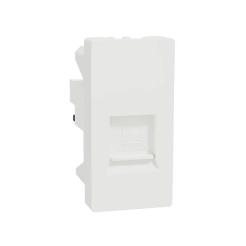 Schneider_M3TB1_RJ6M,_Data_Socket,_Miluz_E,_mechanism,_CAT6,_with_shutter,_white_powershop