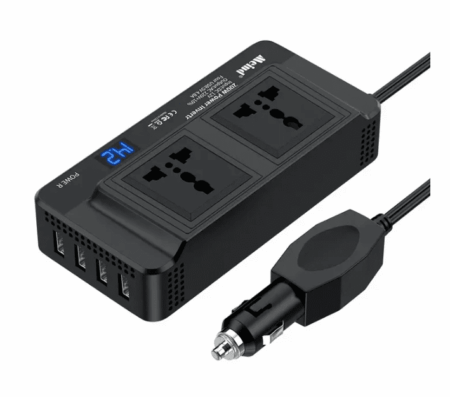 Power inverter 12v to 220v with 4 USB ports
