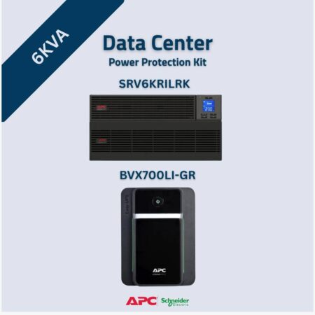 APC Complete Power Bundle: SRV6KRILRK 6kVA + BVX700LI-GR 700VA