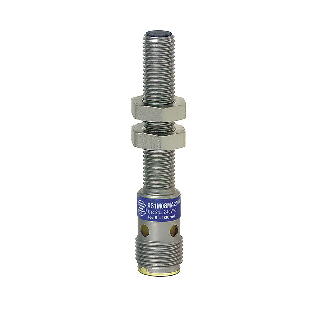 Telemecanique XS108BLNAM12 | Inductive sensor XS1 M8, L61mm, brass, Sn1.5mm, 12..24VDC, M12