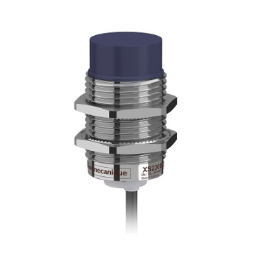 Telemecanique XS230BLPBL2 | Inductive sensor XS2 M30, L57mm, brass, Sn15mm, 12..24VDC, cable 2m
