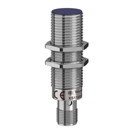 telemecanique XS118BLNAM12 | Inductive sensor XS1 M18, L64mm, brass, Sn5mm, 12..24VDC, M12