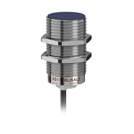Telemecanique XS130BLPBL2 | Inductive sensor XS1 M30, L57mm, brass, Sn10mm, 12..24VDC, cable 2m