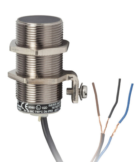 Telemecanique XS630B1PAL2EX | Inductive proximity sensors XS for hazardous area dust, M30, Sn15mm, 12...48 VDC, NO, cable 2 m