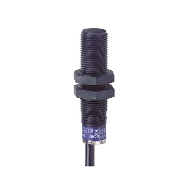XS4P12MA230 | Inductive sensor XS4 M12, L52mm, PPS, Sn4mm, 24...240VAC/DC, cable 2 m