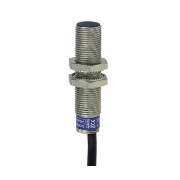 XS612B1PBL2 | Inductive proximity sensors XS, inductive sensor XS6 M12, L54mm, brass, Sn4mm, 12...48 VDC, cable 2 m