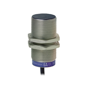 XS630B1MBL2 | Inductive proximity sensors XS, inductive sensor XS6 M30, L62mm, brass, Sn15mm, 24...240VAC/DC, cable 2 m