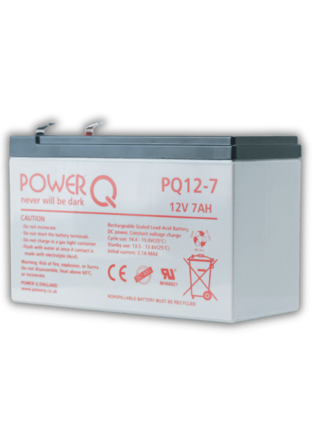 Power Q PQ12-7, 12V/7AH UPS Battery