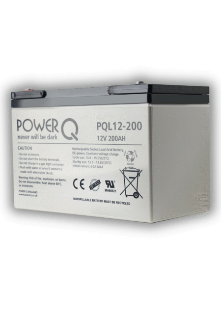 Power Q PQL12-200, 12V/200AH UPS Battery