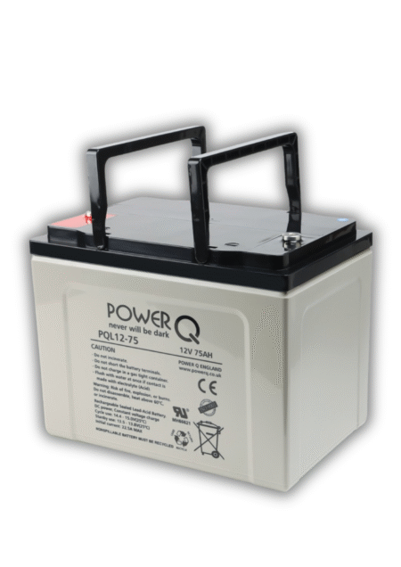 Power Q PQL12-75, 12V/75AH UPS Battery