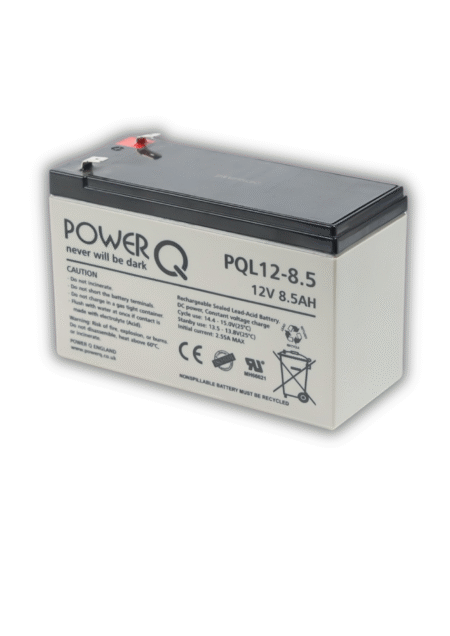 Power Q PQL12-8.5, 12V/8.5AH UPS Battery
