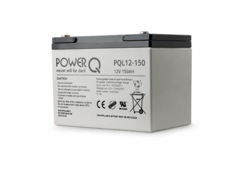 Power Q PQL12-150 , 12V-150AH UPS Battery
