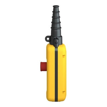 Schneider XACA2713 | Pendant control station, plastic, yellow, 2 push buttons, 1 emergency stop - Image 2